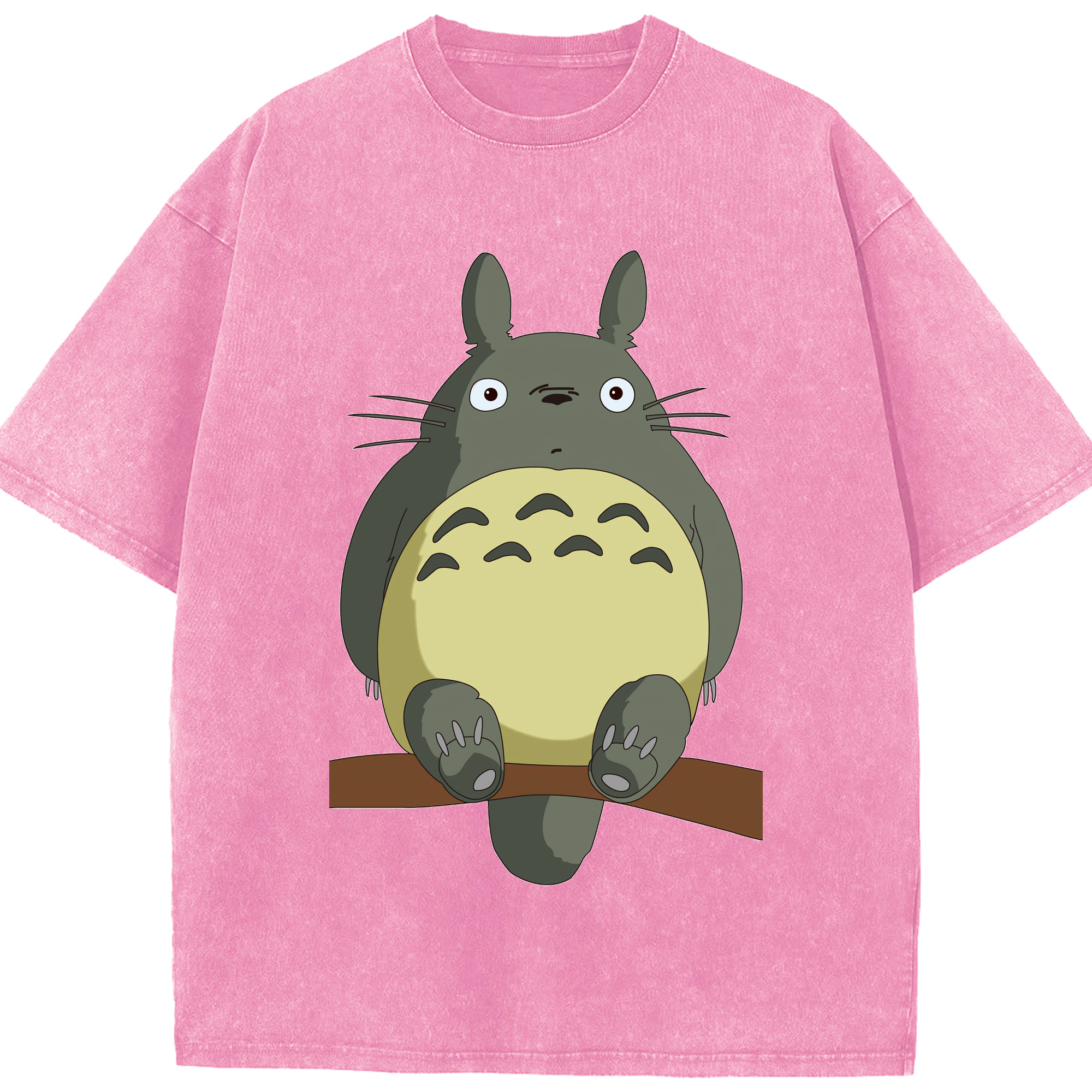 （画像用） となりのトトロ 草壁メイ 草壁サツキ My Neighbor Totoro Satsuki Kusakabe Mei Kusakabe 綿100% ヴィンテージ風 半袖Tシャツ（フロントプリント）